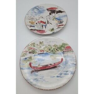Pier One Imports Destinations Lunch Plates Market Gondola Boat